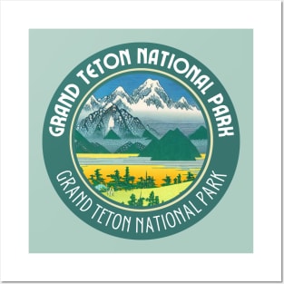 Green Grand Teton National Park Posters and Art